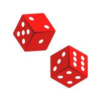 Dice Icon Vector Design Symbol illustration