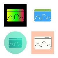 Webpage Statistics Vector Icon