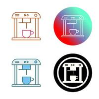 Unique Coffee Machine Vector Icon