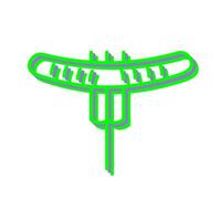 Sausage on Fork Vector Icon