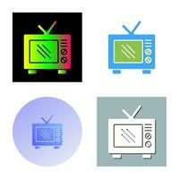 Old TV Vector Icon