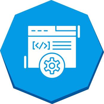 icono de vector de desarrollo web