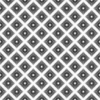 Black and white seamless pattern texture. Greyscale ornamental graphic design. vector