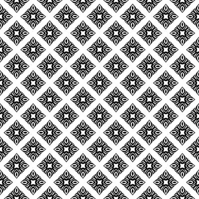 Black and white seamless pattern texture. Greyscale ornamental graphic design.