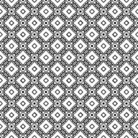 Black and white seamless pattern texture. Greyscale ornamental graphic design. vector