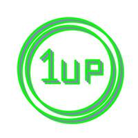 Unique 1UP Vector Icon