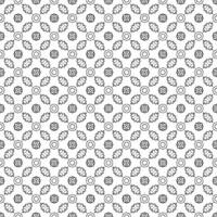 Black and white seamless pattern texture. Greyscale ornamental graphic design. vector