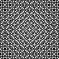 Black and white seamless pattern texture. Greyscale ornamental graphic design. vector