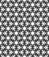 Black and white seamless abstract pattern. Background and backdrop. Grayscale ornamental design. vector