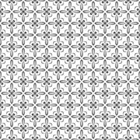 Black and white seamless pattern texture. Greyscale ornamental graphic design. Mosaic ornaments. Pattern template. vector