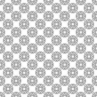 Black and white seamless pattern texture. Greyscale ornamental graphic design. vector