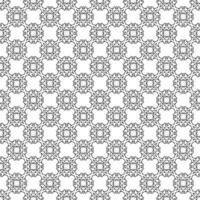 Black and white seamless pattern texture. Greyscale ornamental graphic design. vector