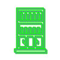 Book Shelf Vector Icon