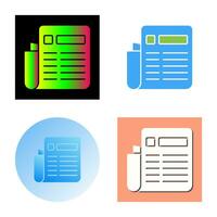 News Paper Vector Icon