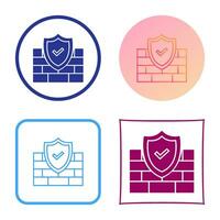 FireWall Vector Icon