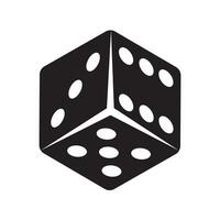 Dice Icon Vector Design Symbol illustration