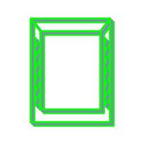 Unique Frame Vector Icon