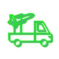 Missile Truck Vector Icon