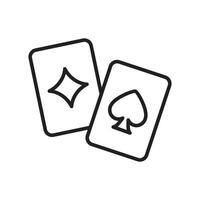 playing card  vector Design Symbol illustration