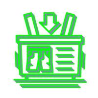 Shopping Basket Vector Icon