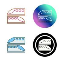 icono de vector de trenes