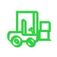Forklifter Vector Icon