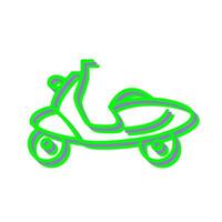 icono de vector de scooter