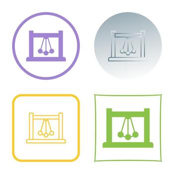 icono de vector de péndulo