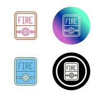 Fire Button Vector Icon