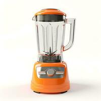 Orange blender on a white background photo