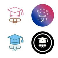 Graduation Hat Vector Icon