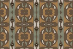 Motif Ikat Paisley Embroidery Background. Ikat Design Geometric Ethnic Oriental Pattern Traditional. Ikat Aztec Style Abstract Design for Print Texture,fabric,saree,sari,carpet. vector