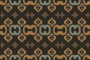 Motif Ikat Paisley Embroidery Background. Ikat Chevron Geometric Ethnic Oriental Pattern Traditional. Ikat Aztec Style Abstract Design for Print Texture,fabric,saree,sari,carpet. vector