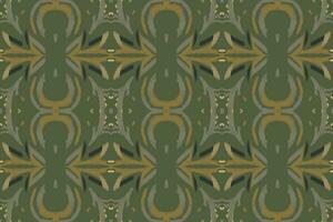 Ikat Damask Paisley Embroidery Background. Ikat Prints Geometric Ethnic Oriental Pattern Traditional. Ikat Aztec Style Abstract Design for Print Texture,fabric,saree,sari,carpet. vector