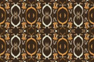 Ikat Damask Paisley Embroidery Background. Ikat Stripe Geometric Ethnic Oriental Pattern Traditional. Ikat Aztec Style Abstract Design for Print Texture,fabric,saree,sari,carpet. vector