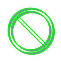 Prohibited Vector Icon