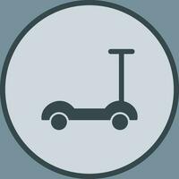 icono de vector de scooter