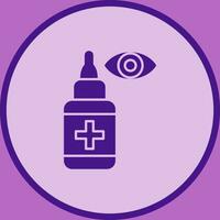 Eye Drop Vector Icon