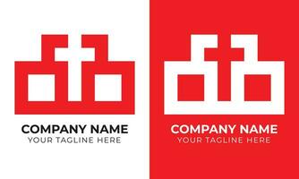 Creative modern minimal abstract monogram initial letter t logo design template Free Vector
