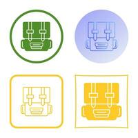 icono de vector de mochila