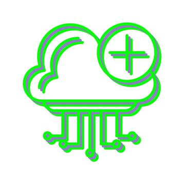 Cloud Computing Vector Icon