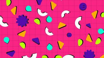 video animation of 4k background colorful pattern. This animated video is perfect for visual background