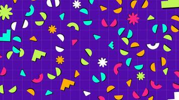 video animation of 4k background colorful pattern. This animated video is perfect for visual background