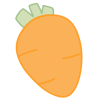 A cute Carrot png