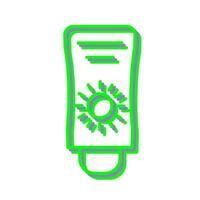 Sun Cream Vector Icon