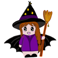 fantôme Halloween sorcière png