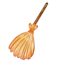 Halloween witch broom png