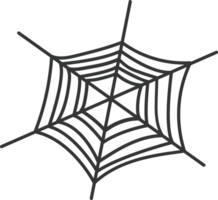 de zwart spinneweb png