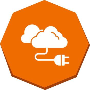 icono de vector de cable