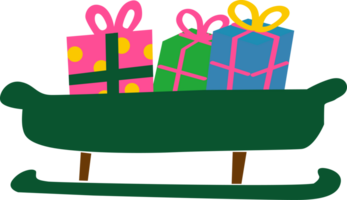 Geschenke im das Schlitten png